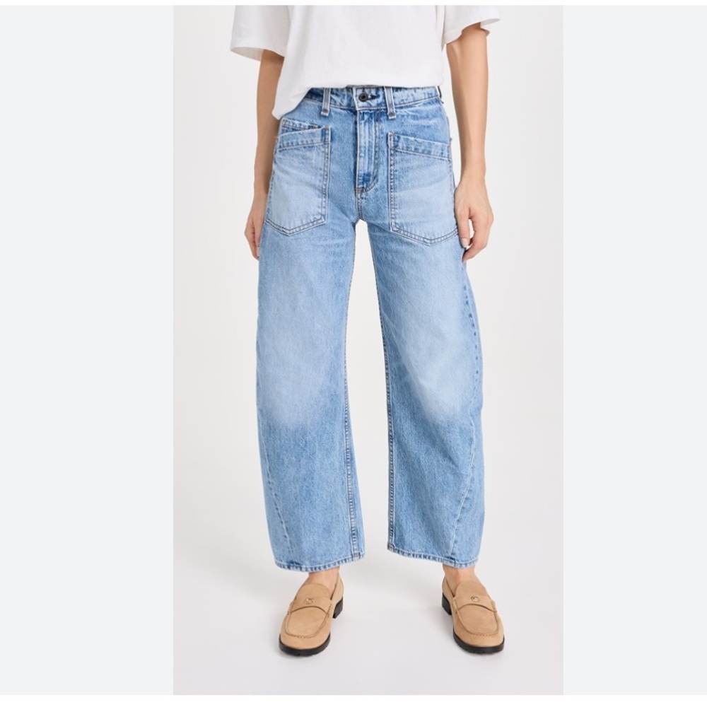 ASKK NY Light Blue Flare & Wide Leg Jeans